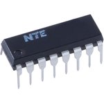 NTE74LS174, Low Power Schottky Hex D-type Flip Flop W/serial Rail Outputs Com ...