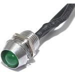 FL1M-6CW-2-G110V, LED Panel Mount Indicators LED GRN 6MM NUT 110VDC