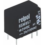 RSM957-0111-85-S024, Реле электромагнитное, SPDT, Uобмотки 24ВDC, 2A/120ВAC, 2A/24ВDC