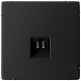 Фото 1/6 ArtGallery Карбон Розетка компьютерная RJ45, кат. 6A, механизм | GAL001086 | SE