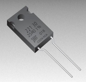 PWR221T-30-R050J, Токочувствительный Резистор, 0.05 Ом, Серия PWR221T-30, 30 Вт, Толстая Пленка, TO-220, ± 5%