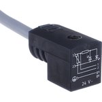 KMEB-1-24-2,5-LED, Cable, KMEB-1 Series, For Use With Valves with EB Solenoid Coil