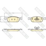 6121572, 6121572 Колодки тормозные LADA X-RAY передние