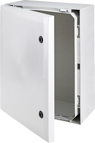 Фото 1/2 ARCA 403021 NO MP, Cabinet, PC - Grey cover, 2-point locking, hinges on the long side, 300 x 400 x 210 mm