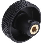 34598-C9, Black Technopolymer Hand Wheel, 60mm diameter
