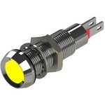 508-521-04, LED Indicator Yellow 8.1mm 2VDC 20mA