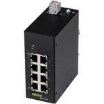 852-1112, DIN Rail Mount Ethernet Switch, 8 RJ45 Ports ...