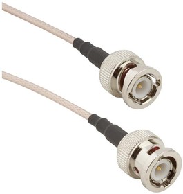 115101-01-M0.50, RF Cable Assemblies BNC STR/BNC STR PLG RG-316 CBL 0.50 MET
