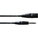 Cordial CIM 3 MV инструментальный кабель XLR male/джек стерео 6.3мм male, 3.0м ...