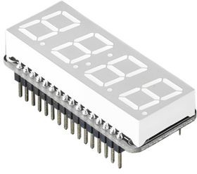 3110, LED Lighting Development Tools Adafruit 0.56 4-Digit 7-Segment FeatherWing Display - Yellow
