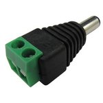 RND 205-00925, DC Power Connector, Plug, Straight 2.1 x 5.5 x 9.5mm