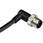 Right Angle Male 4 way M12 to Unterminated Sensor Actuator Cable, 2m