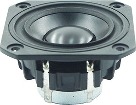 PLS-P830985, 3.95 Ohms Full Range Speaker 30 W 100 Hz ~ 20 kHz Top Round, Square Frame, Peerless by Tymphany | купить в розницу и оптом