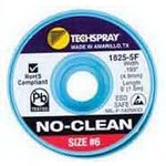 1825-5F, Desoldering Braid / Solder Removal PROWICK .193in WIDTH RED 5FT LNTH AS NC