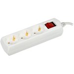 WYP10-10-03-03-ZK-G, Удлинитель У03В 3 места 2P+PE/3м 3х1мм2 10А/250В GENERICA