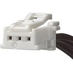 15136-0301, Rectangular Cable Assemblies MicroClasp 3CKT CBL ASSY SR 100MM WHITE