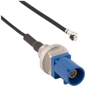 095-820-109-10C, RF Cable Assemblies FKRA(M)-AMC(M)1.37MM 3.94 Str Blkhd Plug