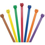 BT2S-M3, Cable Ties Dome Top Barb Nylon 6.6 Orange 51mm 222N Bulk