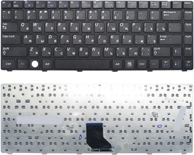 Фото 1/3 Клавиатура для ноутбука Samsung R518 R520 R522 черная