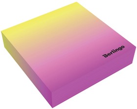 Декоративный блок для записи Radiance на склейке, розовый/желтый, 200 листов LNn_00052
