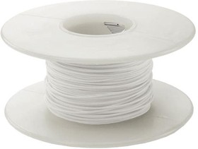 Фото 1/2 R26W-0100, Cable Mounting & Accessories 26AWG KYNAR INSUL 100' SPOOL WHITE