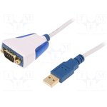 US232R-500-BLK, Адаптер USB-RS232, кабель 5м