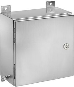 EXE500400210SS61E, Zonex Hinged Cover Enclosure Zonex 210x400x500mm Stainless Steel Metallic IP66