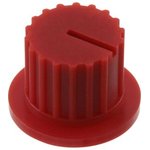 AT3009C, Rotary Knob with Flange Red ø5.9mm
