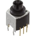 NR01104ANG13, Rotary Switch, Poles %3D 1, Positions %3D 4, 45°, Through Hole