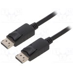 50374, Кабель, DisplayPort1.2, вилка DisplayPort, с обеих сторон, 3м