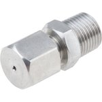 1/8 NPT Compression Fitting for Use with Thermocouple or PRT Probe, 1mm Probe ...