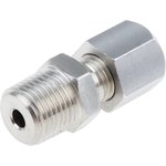 1/8 NPT Compression Fitting for Use with Thermocouple or PRT Probe, 3mm Probe ...