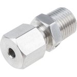 1/8 NPT Compression Fitting for Use with Thermocouple or PRT Probe, 1/8in Probe ...