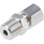 1/8 NPT Compression Fitting for Use with Thermocouple or PRT Probe, 1/8in Probe ...
