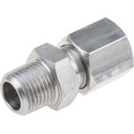 1/8 NPT Compression Fitting for Use with Thermocouple or PRT Probe, 1/4in Probe ...