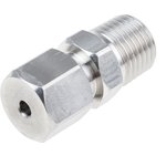 1/4 NPT Compression Fitting for Use with Thermocouple or PRT Probe, 1/8in Probe ...