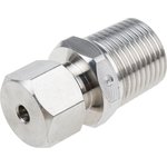 1/2 NPT Compression Fitting for Use with Thermocouple or PRT Probe, 4.5mm Probe ...