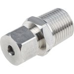 1/2 NPT Compression Fitting for Use with Thermocouple or PRT Probe, 6mm Probe ...