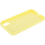 Силиконовый чехол "LP" для iPhone X "Silicone Dot Case" (желтый/коробка)