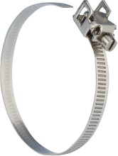 Фото 1/2 FLS120SS, Stainless Steel Slotted Screw Quick Release Strap, 7mm Band Width, 50 120mm ID