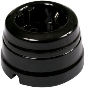 Розетка с заземляющим контактом, цвет - черный GE70301-05