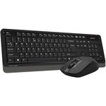 A-4Tech Клавиатура + мышь A4Tech Fstyler FG1012 клав:черный/серый мышь:черный ...