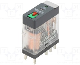 RXG22B7, General Purpose Relays RELAY 2CO 5A@250VAC 24VAC COIL LED+LTB