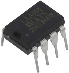 Фото 1/2 LAA108, Solid State Relays - PCB Mount 100V 300mA Double Pole Relay