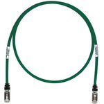 STP6X1MGR, Patch cord; S/FTP,TX6A™ 10Gig; 6a; stranded; Cu; LSZH; green; 1m