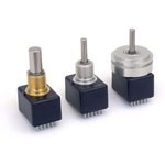 EMS22Q51-D28-LT4, 256 Pulse Incremental Mechanical Rotary Encoder with a 3.17 mm ...