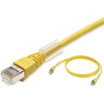 XS6W-6LSZH8SS300CM-Y, Cat6a Male RJ45 to Male RJ45 Ethernet Cable, S/FTP ...
