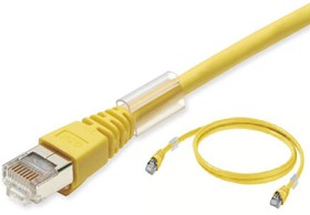 Фото 1/3 XS6W-6LSZH8SS300CM-Y, Cat6a Male RJ45 to Male RJ45 Ethernet Cable, S/FTP, Yellow LSZH Sheath, 3m, Low Smoke Zero Halogen (LSZH)