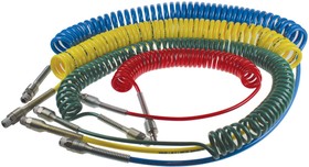 1470U06 03 13, 2m, Polyurethane Recoil Hose, with R 1/4 connector