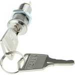SKL-12-AS2, Key Switch, SPST, 500 mA @ 24 V 2-Way Common, Flat-Key